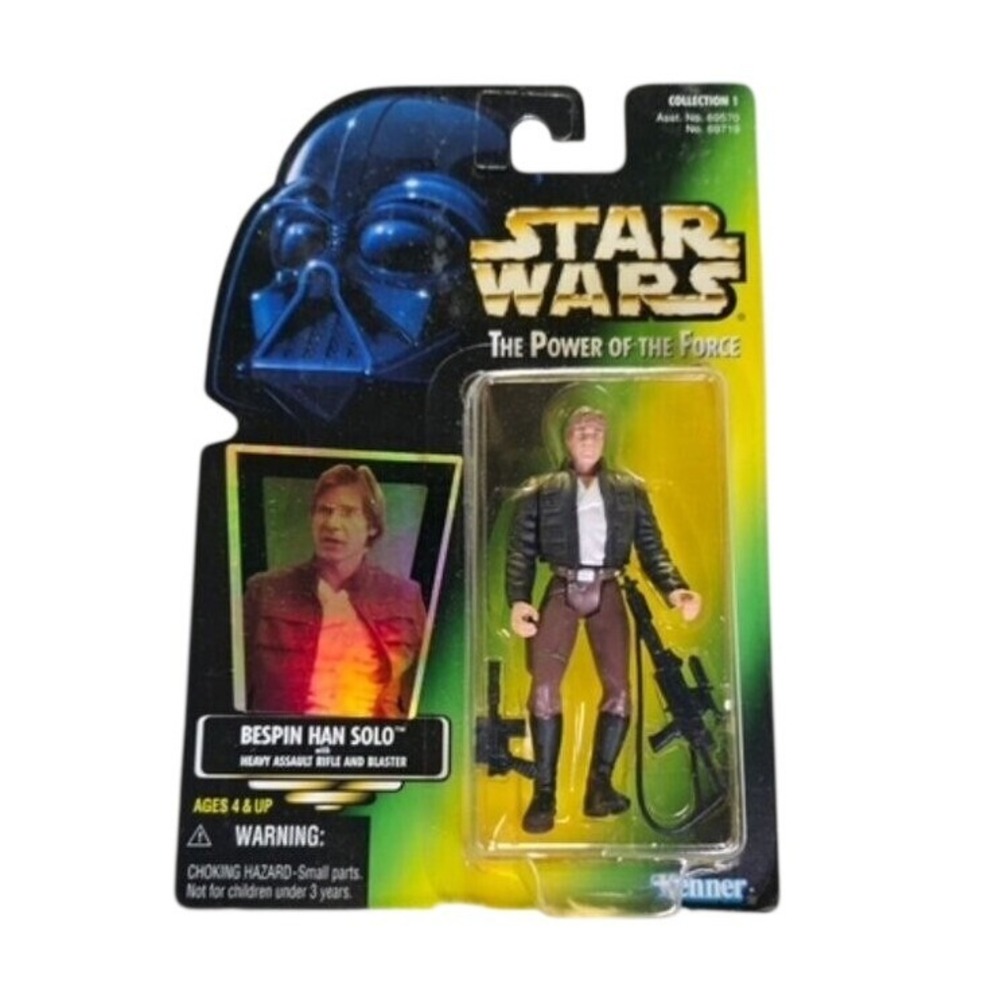 Star Wars POTF Bespin‎ Han Solo 1997 Kenner Green Card MOC New Sealed w/ Jacket